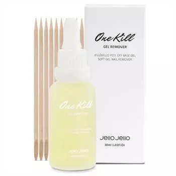 Jello Jello Peel-Off Base Exclusive One-Kill Remover, 30 мл, 1 набор