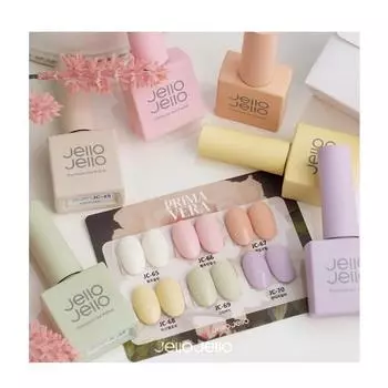 JELLO JELLO Spring Pastel Mood Colour Collection Primavera Gel Nail Set 6items