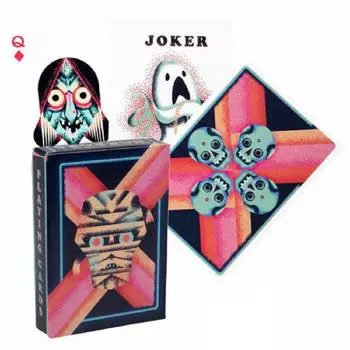 Эллюзионист Маленькая колода ужасов Игральные карты Велосипед Покер Карточные игры Волшебные трюки
