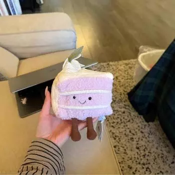 Jelly Cat Shanghai Limited Dessert Series Taro Cake Doll Подарок на день рождения cake