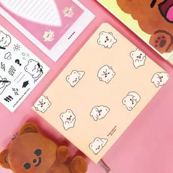 Jelly Crew Purum Design Cupid Bear Heart Record Дневник за 10 000 лет - популярная фраза в Корее. heart record diary