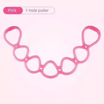 Jelly Elastic Band Yoga Jelly with Seven Holes 8 Words Practice Back Pull Back 20 Pounds Tension Band Female Practice Back Stretch Strap Pink