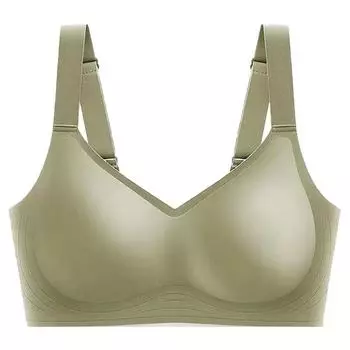 Jelly Women s Seamless Wireless Bra - Thin Style, Anti-Sagging, Side Support, Minimizes Large Chest, Plus Size Sports Bra. XXL (85D-90B-90C)