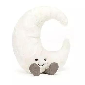 Jellycat Amuseables Moon Plush Medium Moon Plush Fun Gift Idea 10.5 - - белый
