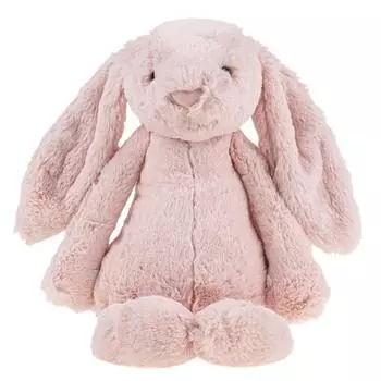 Jellycat Bashful Bunny L, 36см, румянец, Популярные игрушки для корейских детей