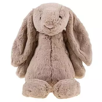 Jellycat Bashful Bunny M, 31см, бежевый, Популярные игрушки для корейских детей