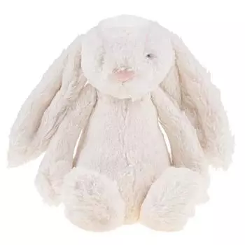 Jellycat Bashful Bunny M, 31см, кремовый, Популярные игрушки для корейских детей
