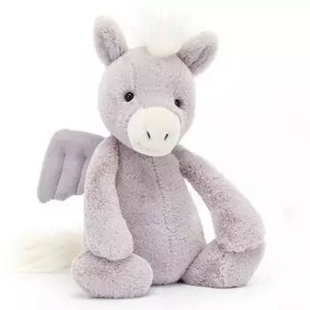 Jellycat Bashful Pegasus, разноцветные, корейские детские товары