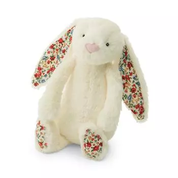 Jellycat Blossom Bashful Bunny S плюшевый кролик сидящий высота 15 см кремовый