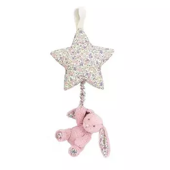 jellycat jellycat кролик кровать веселый кролик музыкальная игрушка кроватьмобиль (тюльпан) [элемент]