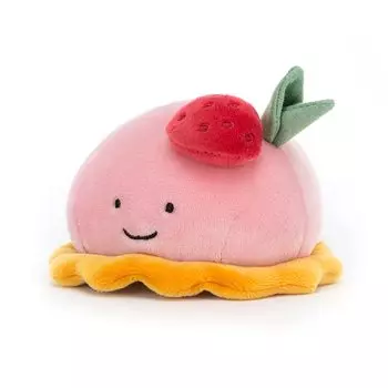 Jellycat Pretty Patisserie Dome Малиновая плюшевая выпечка, мягкая игрушка, идеальный подарок 4 | |