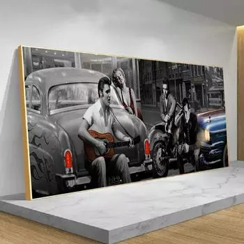 Элвис Монро известные персонажи холст картины постеры и принты настенные художественные картины для гостиной бар украшения без рамки 20x40cm Unframed