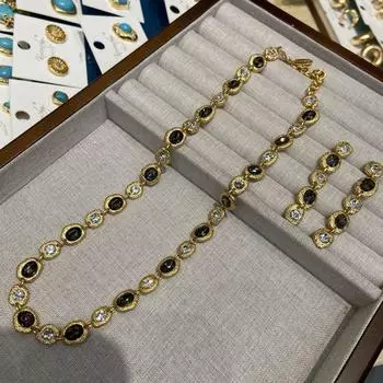 Эмаль цвета капли масла золотой дракон узор кулон счеты настоящее золотое ожерелье латунное позолоченное старинное ожерелье счеты дракон мода