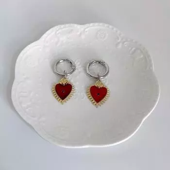 Эмаль, роза, сердце, ботинки martin, аксессуары, держатель, готический глаз дьявола, пряжка для обуви, ювелирные изделия, подвеска из темного металла