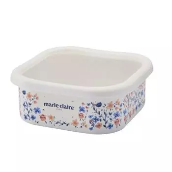 Эмаль Toyo Marie Claire Эмалированный Квадратный Контейнер Fleurette L MCY-15