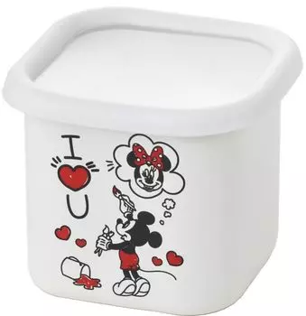 Эмалевая банка для напитков Disney Shake Hands Cube Stocker 850 мл MMJ-15 белый