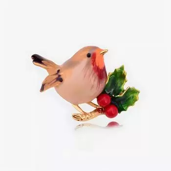 Эмалевая цветная брошь в виде синицы, высококачественная женственная универсальная брошь в виде птицы, легкая роскошная брошь в виде ниши, изысканные аксессуары для костюма