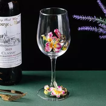 Эмалевый Цвет Бокал для Красного Вина Фаленопсис Высококлассный Бокал Вращающийся Декантер Бокал для Вина Декантер-Скорпион