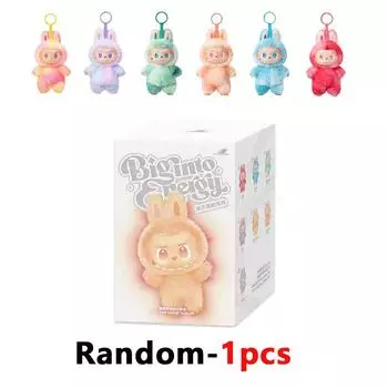 Эмалевый Монстр Лабубу V1 V2 V3 Слепой Бокс Горячая Распродажа Серия Аниме Персонажей Серия Энергия ПВХ Подвеска Кукла Модель Игрушка Милый Брелок Игрушка Подарок на День Рождения
