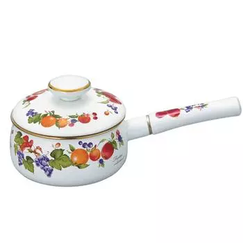 Эмалированная кастрюля Fuji One Hand 16 см Fruitus Collection 2 FTC-16S