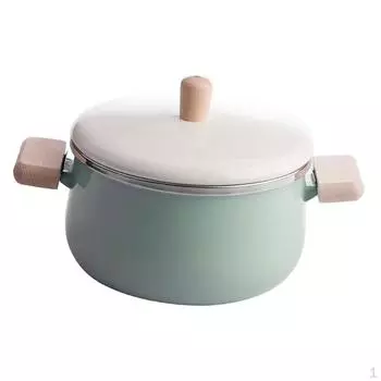 Эмалированная кастрюля и кастрюля с крышкой, кухонная посуда Type 1 Pink