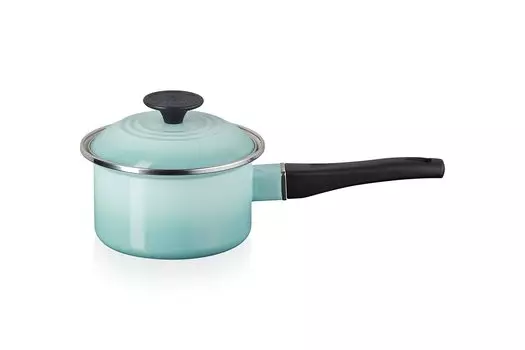 Эмалированная кастрюля Le Creuset EOS, кастрюля 14 см, газовая плита Sage, совместимая с IH, японская [Авторизованный продукт]