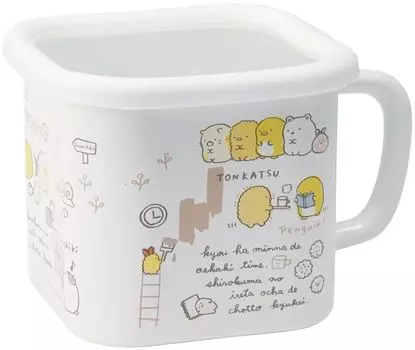 Эмалированная кастрюля Sumikko Gurashi Multi Square 1,45 л SG-01