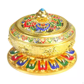 Эмалированная подставка для благовоний Art Craft с крышкой, универсальная подставка для курильницы для офиса, йоги, чая