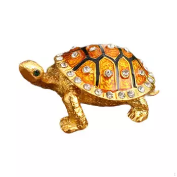 Эмалированная шкатулка для безделушек, ювелирный комод, коллекционное хранилище сокровищ, памятный сувенир синий