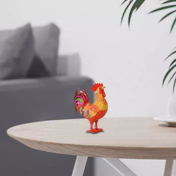 Эмалированная шкатулка для украшений Эмалированный петух Брелок Портативный коллекционный сувенир Декоративный