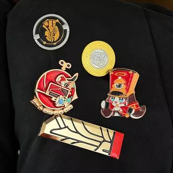 Эмалированные булавки Honkai Star Rail Pamu, нагрудные булавки для рюкзака, женские броши на одежде, значки, модные ювелирные аксессуары 1