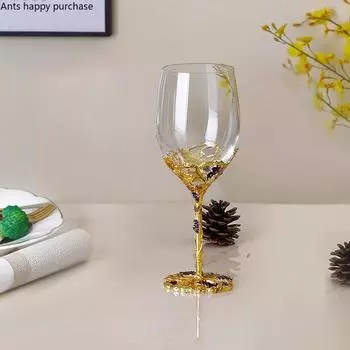 Эмалированный хрустальный бокал для вина, стеклянный стакан, бокал для питья, бокалы для питья, декоративная чашка, бокал для красного вина, бокалы для коктейлей, подарок