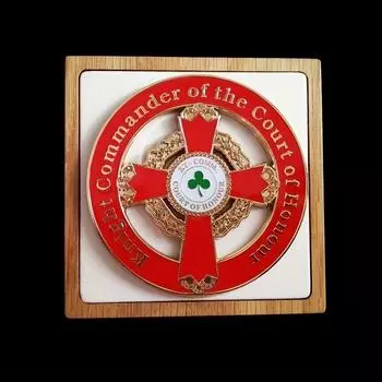 Эмблема автомобиля масонского сплава из цинкового сплава Значок рыцаря Суда чести масонский символ масонства подарок для масона 1pc