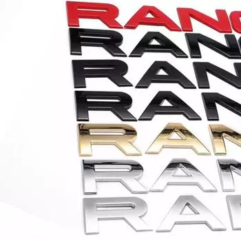 Эмблема для R-AN/GE R-OV/ER E-voque Velar SV, Стайлинг автомобиля, наклейка с логотипом на капот и багажник RANGGE-ROVER Black
