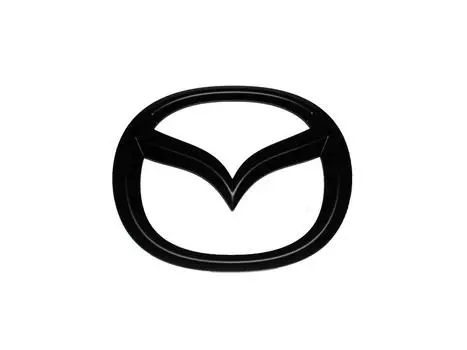 Эмблема матово-черная M mark задняя CX-5(КФ)