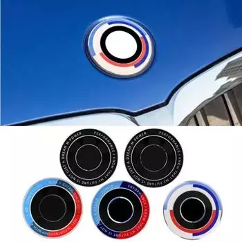 Эмблема на капоте автомобиля, наклейка на руль для 50-летия, логотип F01 F10 F20 F30 E30 E36 E39 E87 E60 E46 E90 A-Style-45mm