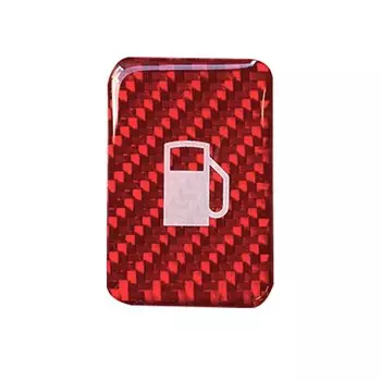 Эмблема открывалки для бензобака HASEPRO Magical Carbon NEO TYPE D красная NFOE-4RED Vertical approx. 38.5mm/horizontal approx. 24mm