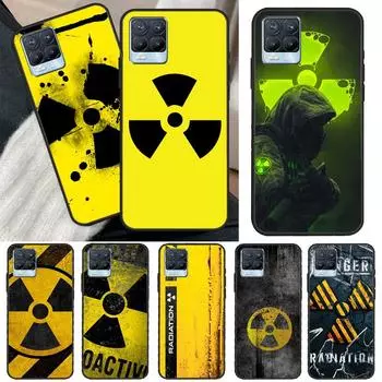 Эмблема ядерной радиации для Realme GT Neo 2 3 Master 9i 8i 8 9 Pro Plus Чехол для OnePlus 10 Pro 9 9R Nord2 Чехол Realme GT 2 Pro