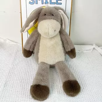 Эмо Милый Плюшевый Животный Серии Кукла Ослик Плюшевая Игрушка Тряпичная Кукла Енот Детский Подарок на День Рождения 45cm