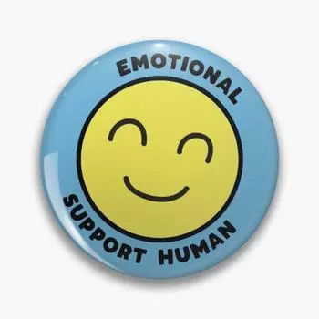 Эмоциональная поддержка человека, настраиваемая мягкая пуговица, забавная женская ювелирная булавка, подарок любовнику, металлическая булавка на лацкан, мультяшная милая шляпа, одежда