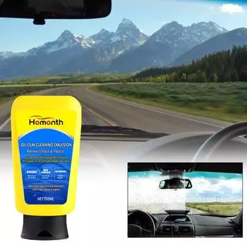 Эмульсия для очистки масляной пленки, эмульсия для очистки стекол с масляной пленкой, очиститель масляной пленки автомобильных стекол, быстродействующее средство для покрытия автомобильных стекол 150 мл One Size