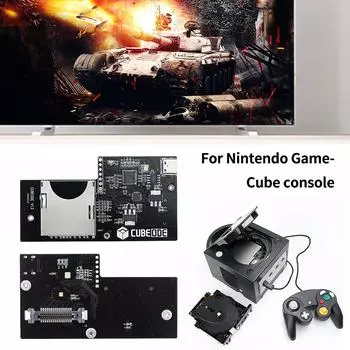 Эмулятор оптического привода CUBEODE V1.2 GC Loder. Для игровой консоли NGC GameCube DOL-001&DOL-101 не требуется SD2SP2/SDGecko. Обновлено.