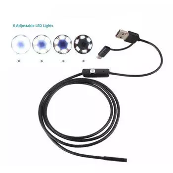 Эндоскопическая камера AN100, интерфейс 3-в-1, широкое применение, 8-мм мини-камера высокой четкости, 8 мм 2M