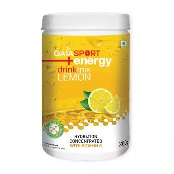 Энергетический напиток Микс со вкусом Лимона (200 г), Energy Drink Mix Lemon, Gaia