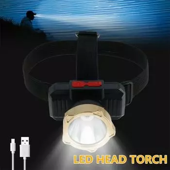 Энергетический супер яркий энергосберегающий уличный водонепроницаемый светодиодный фонарик для кемпинга чёрный