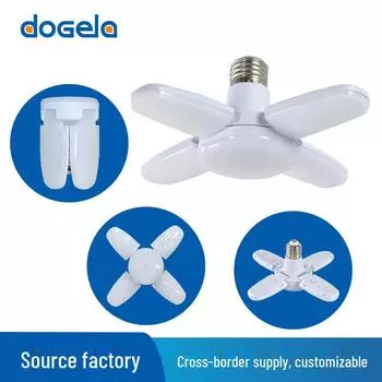 Энергосберегающая светодиодная складная гаражная лампа, E27, 110 В, 28 Вт, мини 4+1 четырехлепестковая конструкция Economical; Mini4+1 folding light