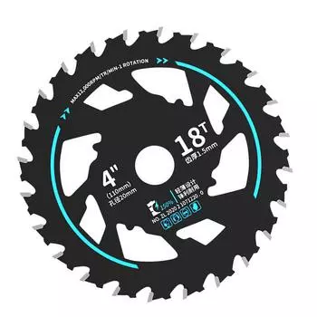 Энергосберегающий диск для циркулярной пилы для литиевых электропил, сплавная конструкция с шумоподавлением и теплоотводом, 24 зуба 1