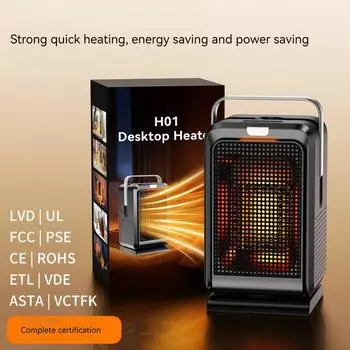 Энергосберегающий зимний настольный обогреватель, небольшой бытовой обогреватель, вентилятор с горячим воздухом, электрический обогреватель европейского и британского стандарта, двойной us us белый