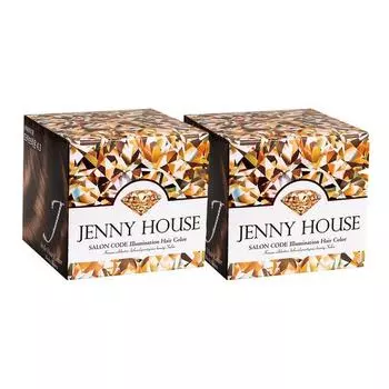 Jenny House Salon Code Illumination Краска для волос, Мокко Браун, 2 корейских средства по уходу за волосами