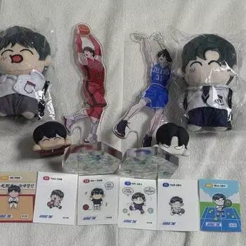 Jeon Young-joong Sung-joong Sung-su Ball Pang Figure School Uniform Doll Acrylic Belt Set